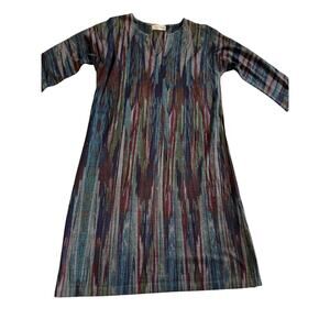 Atelier5 by Gozde Yilmaz Ikat XS dress boho witchy art to wear